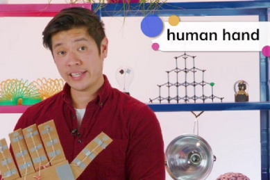Teacher presenting a science lesson