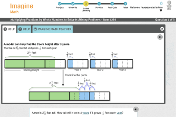 Imagine Math example of math problem