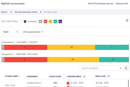 Imagine MyPath Assessments