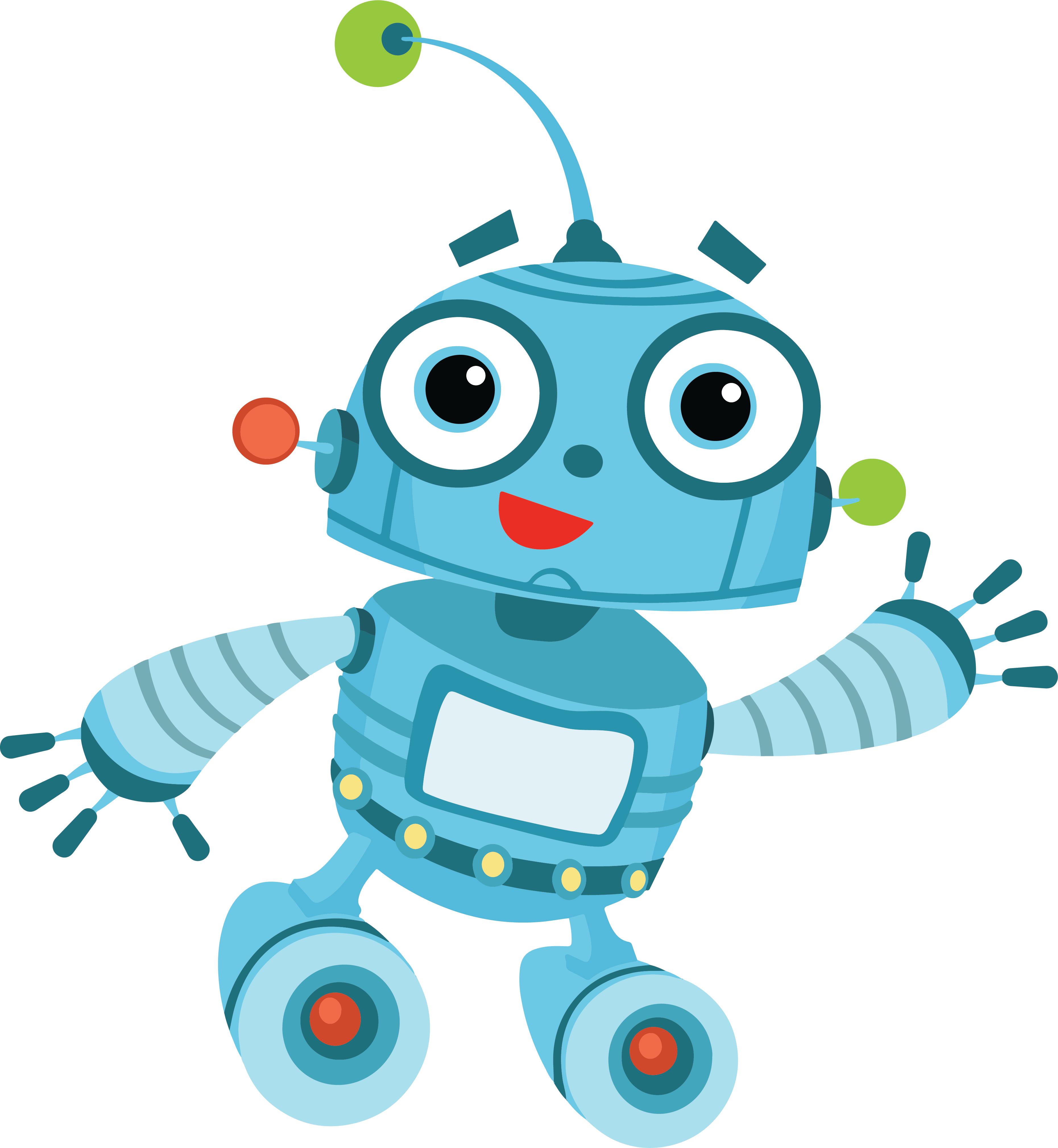 Artwork of Booster, the mascot of Imagine Language and Literacy.