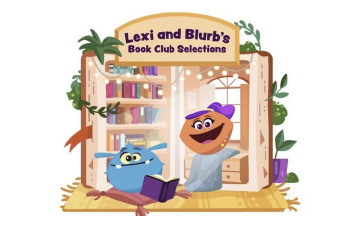 Screenshot from "Lexi and Blurb's Book Club Selections" lesson.