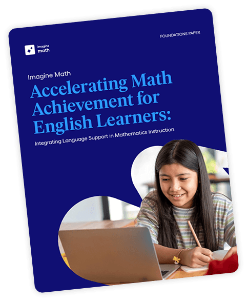 Cover of "Accelerating Math Achievement for English Learners" research paper.
