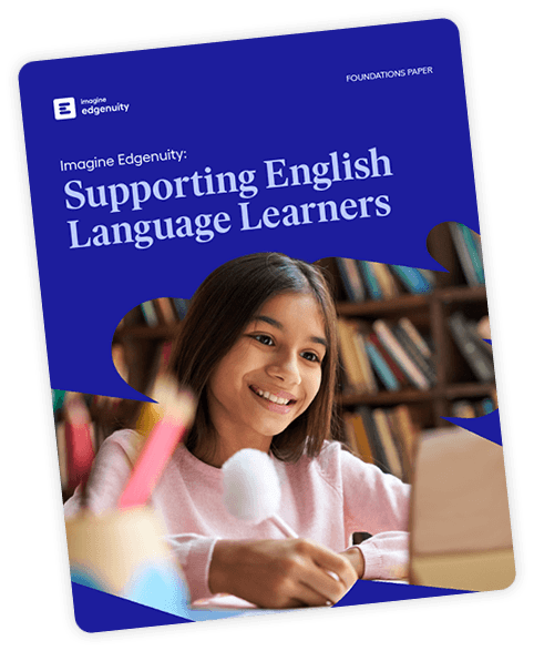 Cover of "Supporting English Language Learners" research paper.