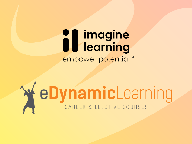 Imagine Learning and eDynamic Learning Expand Long-Term Partnership to Provide More Students with Career and College Readiness Solutions  