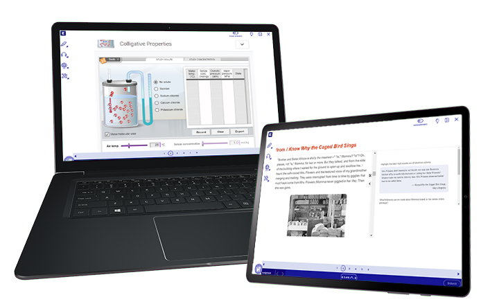 laptop and tablet showing EdgeEX curricul