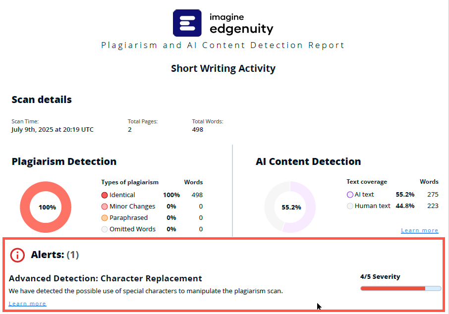 Imagine EdgeEX Character Replacement
