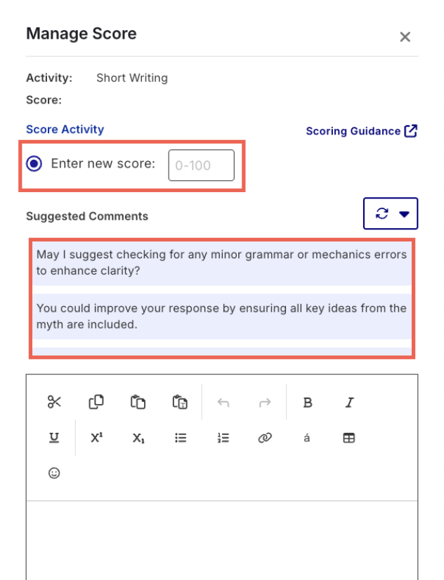 AI comments