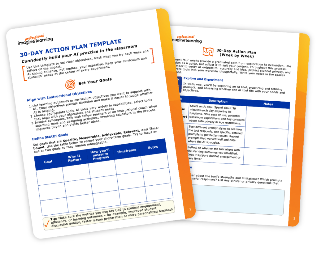 30 Day Action Plan Template