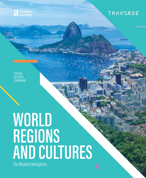 Traverse World Regions And Cultures The Western Hemisphere textbook cover.